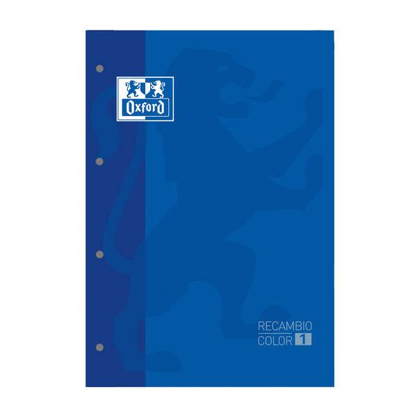 Oxford School Classic Ricarica Incollata A4 80 Fogli Quadretti 5x5 - Riquadro del Colore della Copertina - Copertina Colore Blu Marino Oxford School Classic Ricarica Incollata A4 80 Fogli Quadretti 5x5 - Riquadro del Colore della Copertina - Copertina Colore Blu Marino