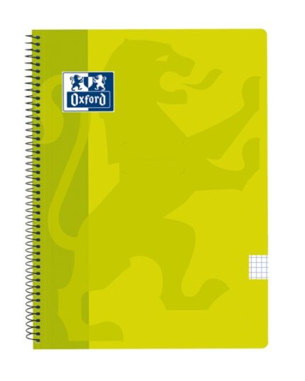 Oxford School Classic Quaderno a spirale con copertina in plastica