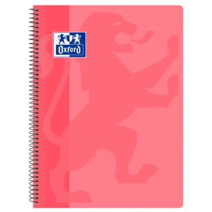 Oxford School Classic Quaderno a spirale con copertina in plastica