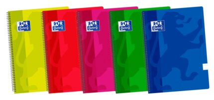 Oxford School Classic Fº Quaderno a spirale - Copertina in plastica - Righe 3