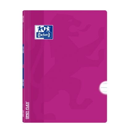 Oxford School Classic Openflex A4 - Copertina in plastica resistente - Quaderno rilegato con righe da 3