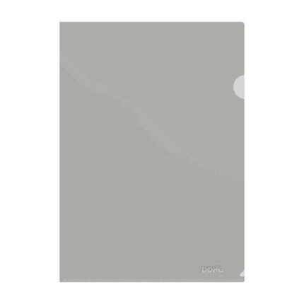 Raccoglitore Dohe Uñero Premium formato A4 - 210x297 mm - Realizzato in polipropilene traslucido da 180 micron - Colore grigio
