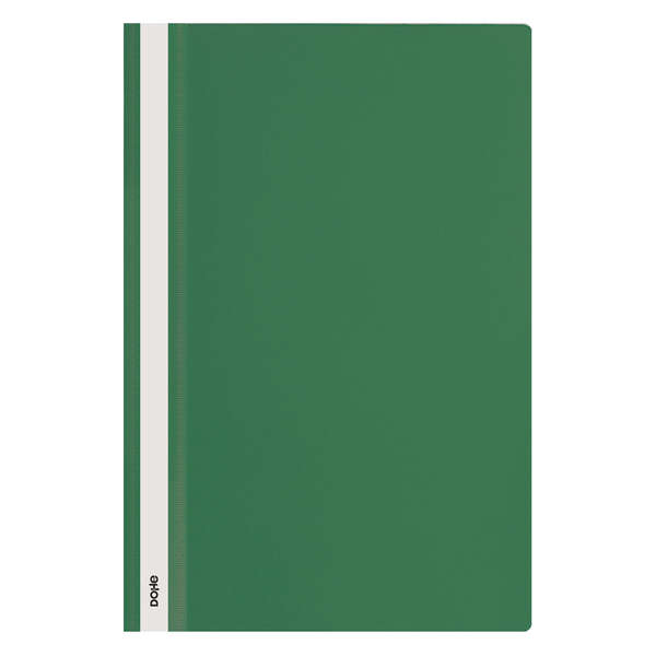 Cartellina Dohe con chiusura a clip in polipropilene - Formato A4 - Copertina trasparente e retro opaco - Ideale per organizzare documenti