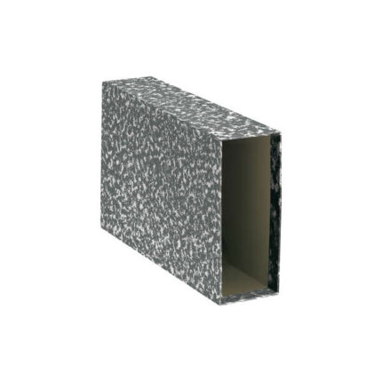 Dohe Archiclas Busta per raccoglitore formato quarto orizzontale - Misure 288x215x82 mm - Cartone rivestito con carta stampata - Colore grigio marmorizzato