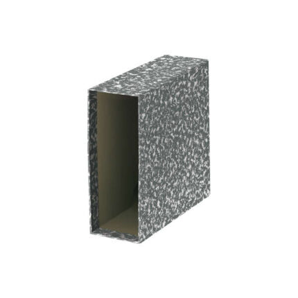 Dohe Buste per raccoglitori - Cartone rivestito con carta stampata - Formato Cuarto Natural - Grigio marmorizzato