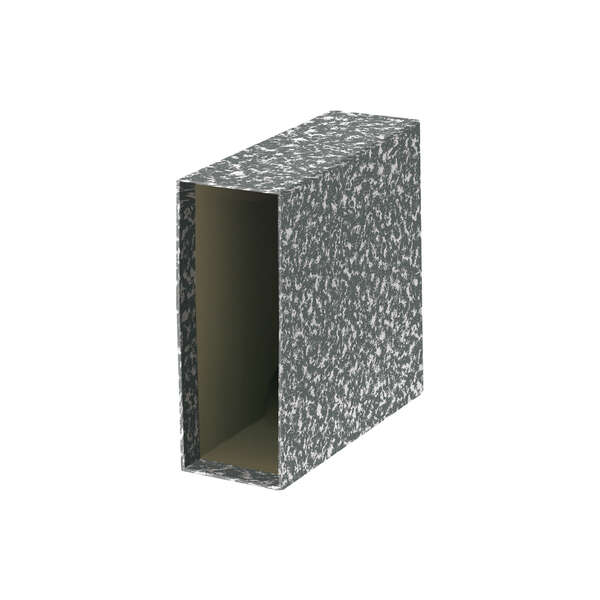 Dohe Buste per raccoglitori - Cartone rivestito con carta stampata - Formato Cuarto Natural - Grigio marmorizzato