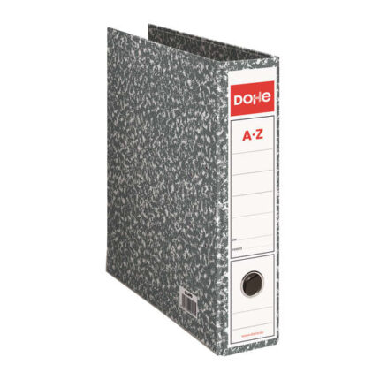 Dohe Archiclas Raccoglitore a leva formato Folio 287x350x75mm - Copertina in cartone rivestito - Dorso largo con occhiello - Angolari metallici - Colore grigio marmorizzato