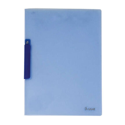 Dohe Cartellina con clip girevole in formato Din A4 - 450 micron di polipropilene traslucido - Formato A4 - Clip girevole
