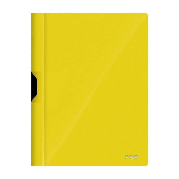 Cartellina Dohe con clip metallica - Formato A4 - Realizzata in polipropilene opaco da 350 micron - Colore giallo Cartellina Dohe con clip metallica - Formato A4 - Realizzata in polipropilene opaco da 350 micron - Colore giallo