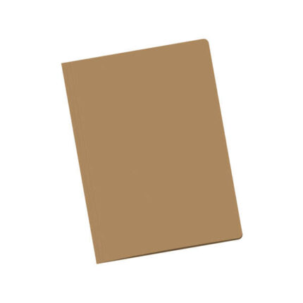 Dohe Confezione da 50 cartelline in cartoncino da 170 g A4 - Con fessura per fastener - Resistenti e durevoli - Ideali per organizzare documenti - Colore marrone chiaro