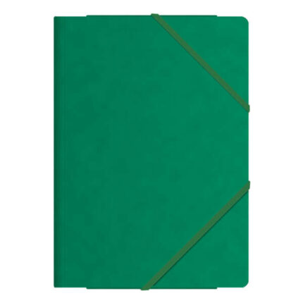 Dohe Cartelline con elastici a tre alette - Formato Folio - Cartoncino di prima qualità - Plastificate - Chiusura con elastici piatti