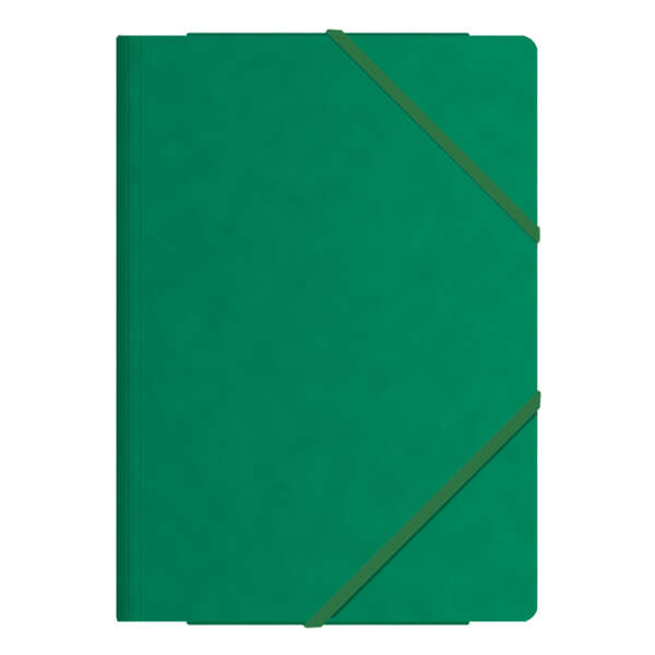 Dohe Cartelline con elastici a tre alette - Formato Folio - Cartoncino di prima qualità - Plastificate - Chiusura con elastici piatti