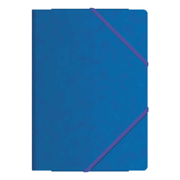 Dohe Cartelline con elastici a tre alette - Formato A4 - Realizzate in cartoncino di prima qualità - Plastificate - Chiusura con elastici piatti
