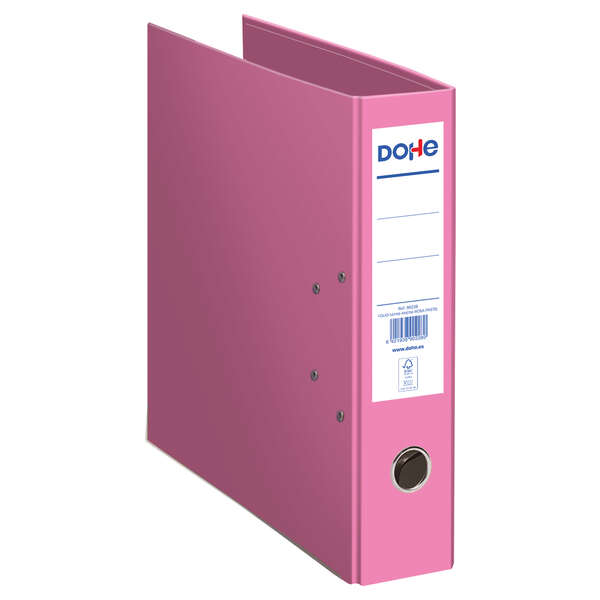 Dohe Ecofile Raccoglitore a leva formato Folio 320x285 mm - Cartone rigido rivestito - Anello