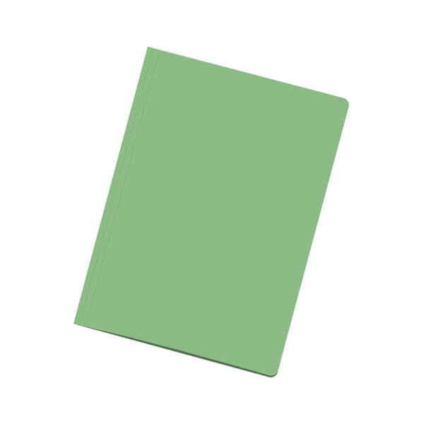 Dohe Confezione da 50 buste in cartoncino da 180 g A4 - Con fessura per fastener - Resistenti e durevoli - Ideali per organizzare documenti - Colore verde chiaro