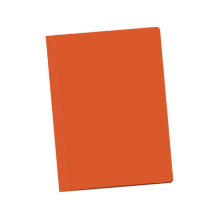 Dohe Confezione da 50 cartelline formato Folio - Realizzate in cartoncino da 180 g - Con fessura per fastener - Resistenti e durevoli - Colore arancione