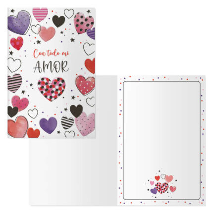 Dohe Confezione da 6 biglietti di auguri di San Valentino - 11