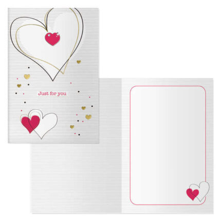 Dohe Confezione da 6 biglietti di auguri di San Valentino - 11