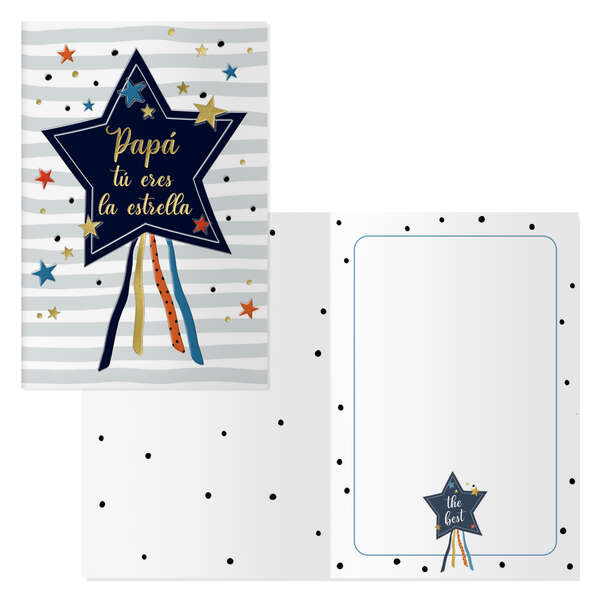 Dohe Confezione da 6 biglietti di auguri per la Festa del Papà - 11 Dohe Confezione da 6 biglietti di auguri per la Festa del Papà - 11
