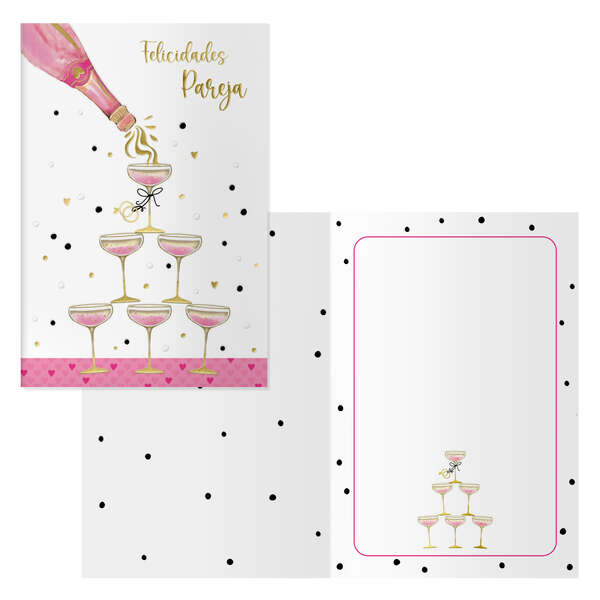 Dohe Copas Confezione da 6 biglietti di auguri di nozze - 11