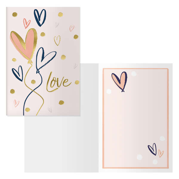 Dohe Hearts Confezione da 6 biglietti di auguri per coppie - 11