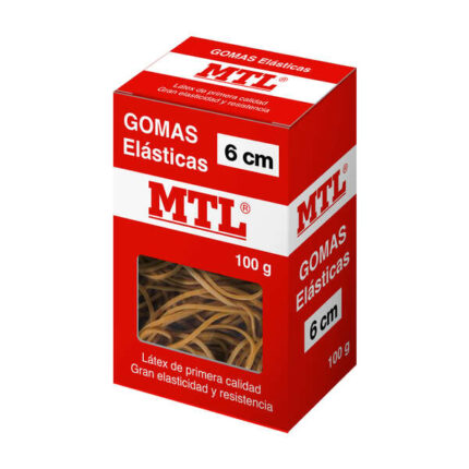 Gomma da cancellare resistente Dohe - Lunghezza 6 cm - Realizzata in lattice ad alta elasticità - Confezione da 100 g