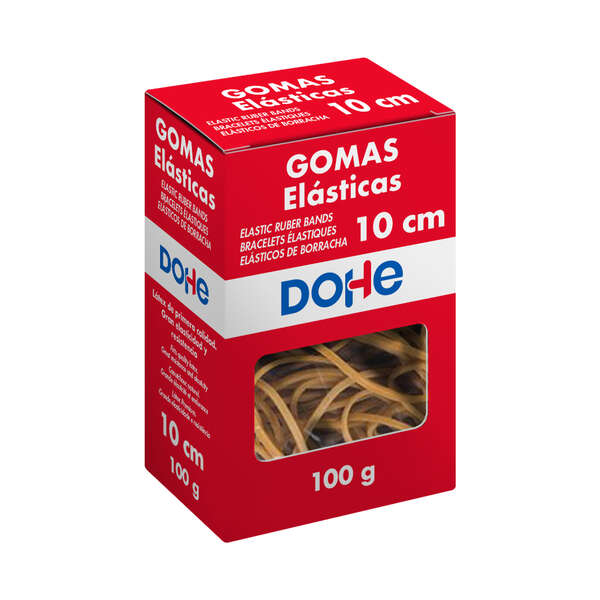 Gomma da cancellare resistente Dohe - Lunghezza 10 cm - Realizzata in lattice ad alta elasticità - Confezione da 100 g Gomma da cancellare resistente Dohe - Lunghezza 10 cm - Realizzata in lattice ad alta elasticità - Confezione da 100 g