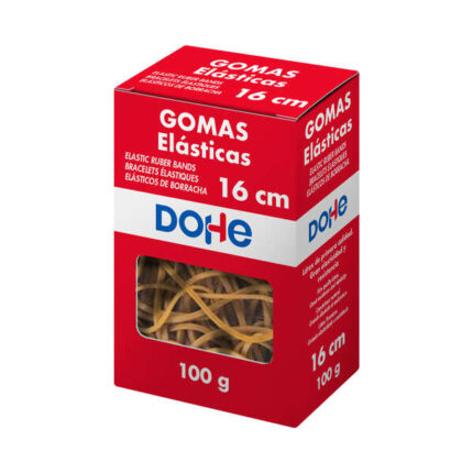 Gomma da cancellare resistente Dohe - Lunghezza 16 mm - Realizzata in lattice ad alta elasticità - Confezione da 100 g