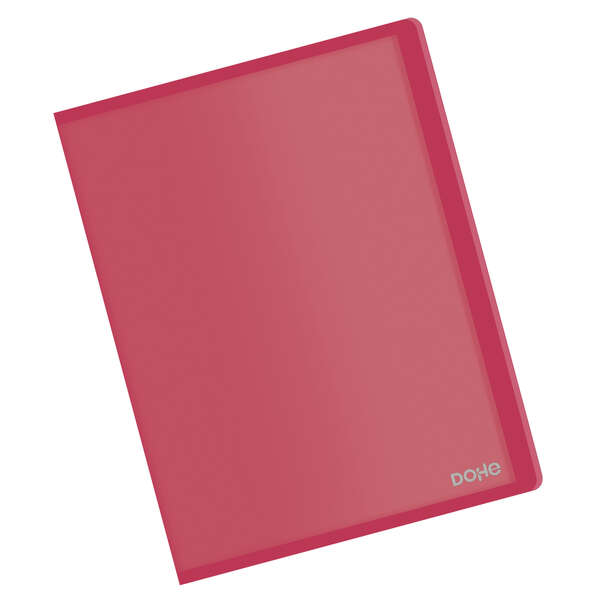 Dohe Raccoglitore con 10 buste A4 - Copertina flessibile in polipropilene - Buste trasparenti saldate - Colore rosso Dohe Raccoglitore con 10 buste A4 - Copertina flessibile in polipropilene - Buste trasparenti saldate - Colore rosso