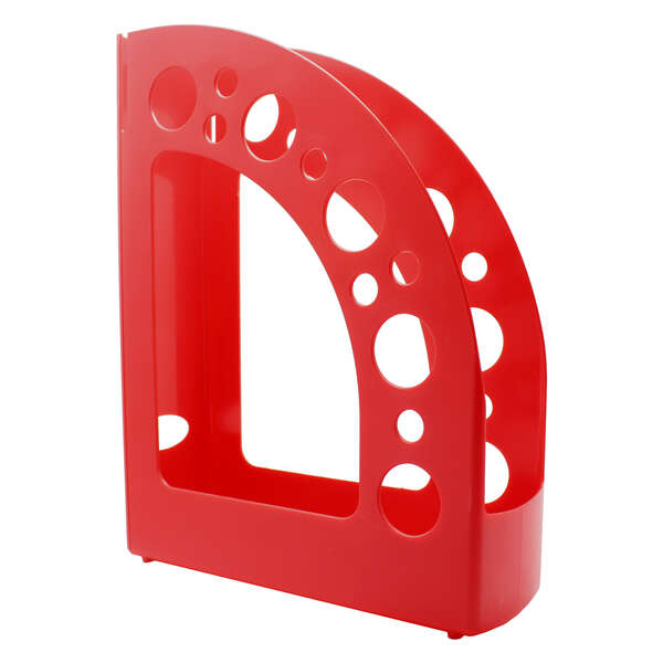 Dohe +Mab Portariviste in polistirene di alta qualità - Dimensioni 80x318x245 mm - Materiale riciclabile al 100% - Colore rosso