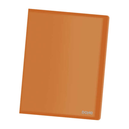 Dohe Cartelle con buste Din A4 - Copertina flessibile in polipropilene - Buste trasparenti termosaldate - Organizza i tuoi documenti con stile