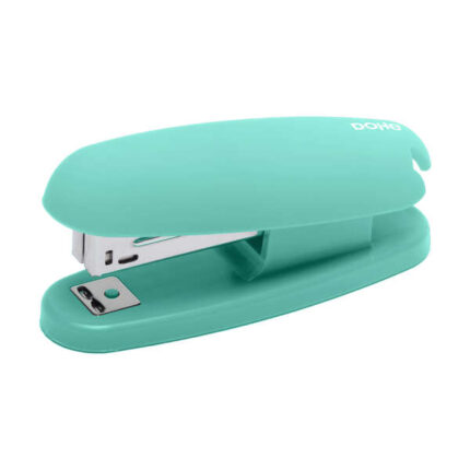 Cucitrice da tavolo Dohe con rivestimento Soft Touch - Capacità fino a 20 fogli - Caricamento dall'alto - Colore verde