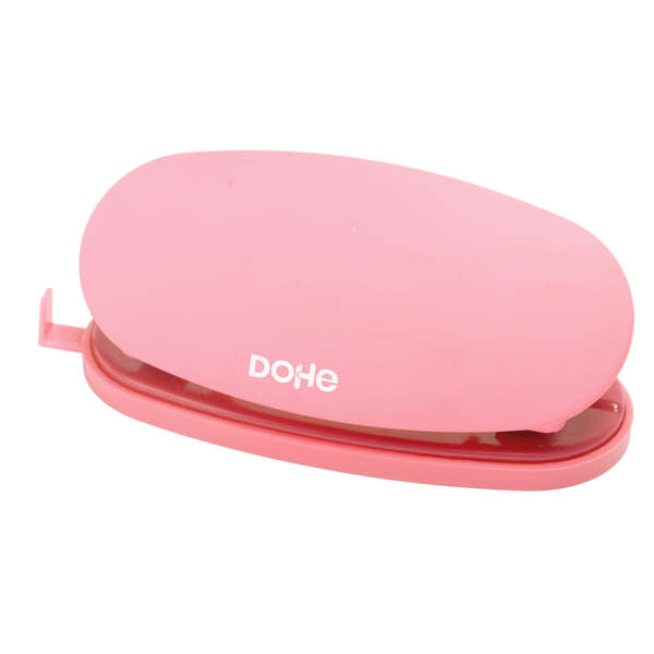 Dohe Soft Touch Foratrice da tavolo - Foratura fino a 16 fogli - Design ergonomico - Colore rosa pastello Dohe Soft Touch Foratrice da tavolo - Foratura fino a 16 fogli - Design ergonomico - Colore rosa pastello