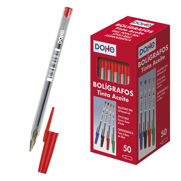 Dohe Penne a inchiostro a base di olio - Punta a sfera da 1 mm - Tratto da 0 Dohe Penne a inchiostro a base di olio - Punta a sfera da 1 mm - Tratto da 0