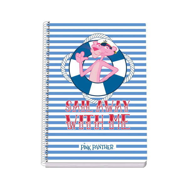 Dohe Quaderno formato Folio - Copertina in cartoncino accoppiato - Stampa a colori - Risguardi stampati - Rilegatura a spirale metallica bianca - 80 fogli di carta offset da 90 g