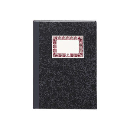 Dohe Quaderno Cartone a quadretti da 100 fogli - Formato quarto naturale - Copertina in tre pezzi con dorso in tessuto - Interno in carta offset da 70 g/m² - Cucitura con filo vegetale - Dorso grigio scuro