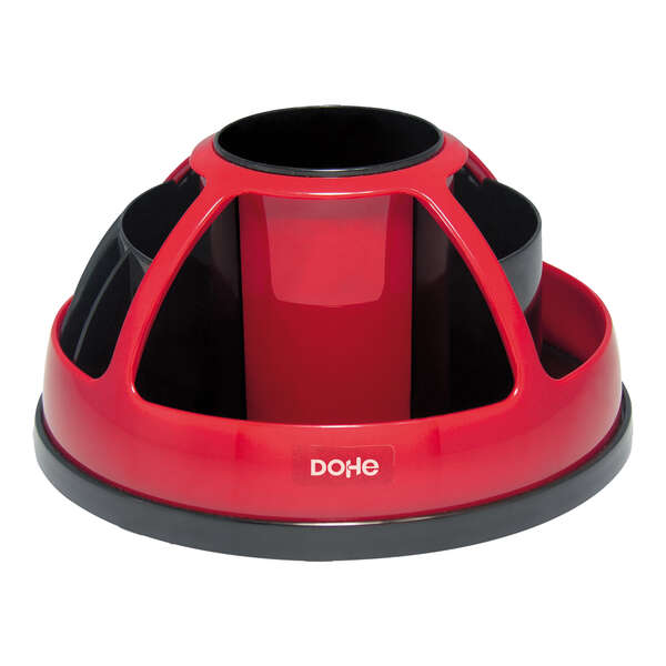 Dohe Organizer da tavolo girevole - Materiale di massima qualità - Privo di metalli pesanti - Ideale per ordinare gli utensili