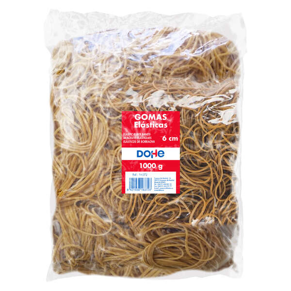 Gomme elastiche Dohe - Lunghezza 6 cm - Realizzate in lattice ad alta resistenza ed elasticità