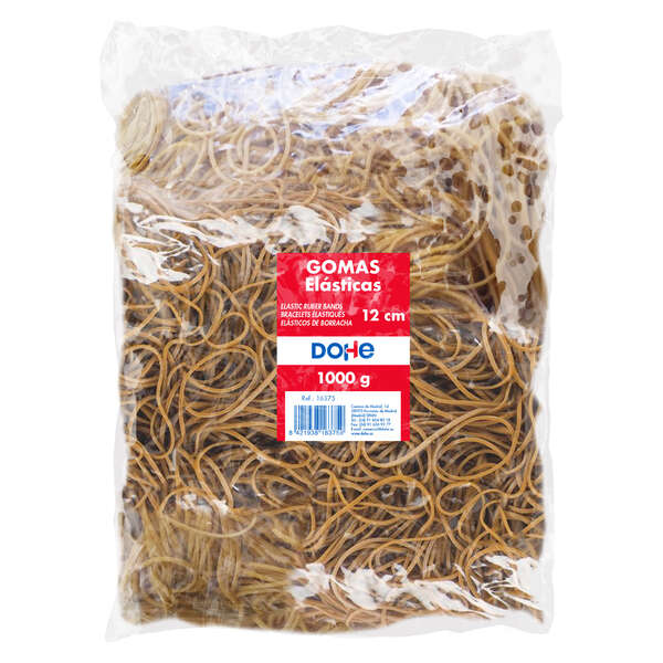 Dohe Elastici in lattice - 12 cm - Elevata resistenza ed elasticità - Confezione da 1 kg