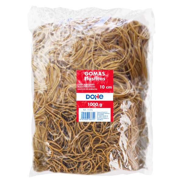Dohe Elastici in lattice - Lunghezza 10 cm - Elevata resistenza ed elasticità - Confezione da 1 kg