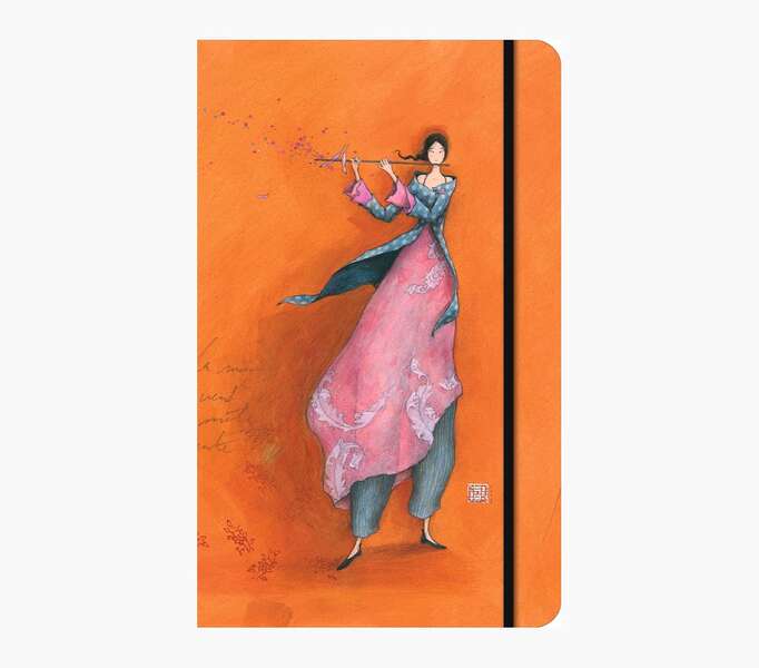 Dipinto Gaëlle Boissonnard Quaderno con copertina rigida - 13x21 cm - Chiusura con elastico - Nastro di raso per segnare la pagina - 192 pagine a righe Dipinto Gaëlle Boissonnard Quaderno con copertina rigida - 13x21 cm - Chiusura con elastico - Nastro di raso per segnare la pagina - 192 pagine a righe