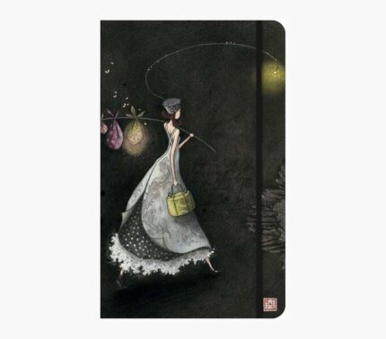 Dipinto Gaëlle Boissonnard Quaderno con copertina rigida - 13x21 cm - Chiusura con elastico - Nastro di raso per segnare la pagina - 192 pagine a righe