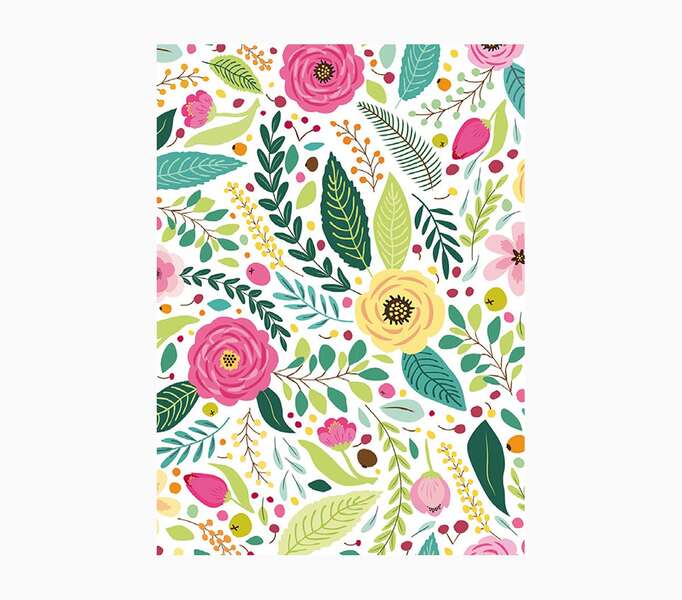 Quaderno da disegno A5 - 15x21 cm - 48 pagine a righe - Carta con certificazione FSC