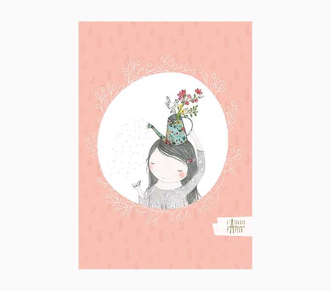 Quaderno da disegno A6 - 105x150 mm - 48 pagine a righe - Carta certificata FSC