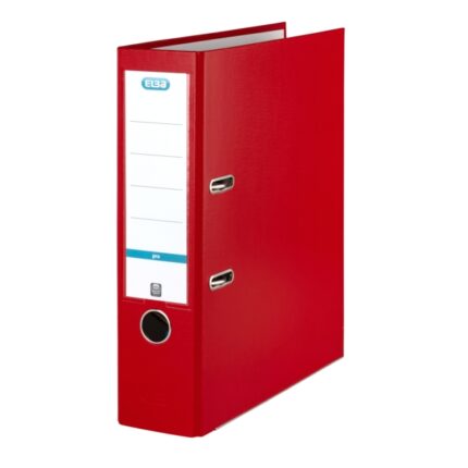 Elba Raccoglitore a leva Rado Top A4 - Resistente e durevole - Capacità per documenti fino a 80 mm - Formato A4 - Colore rosso