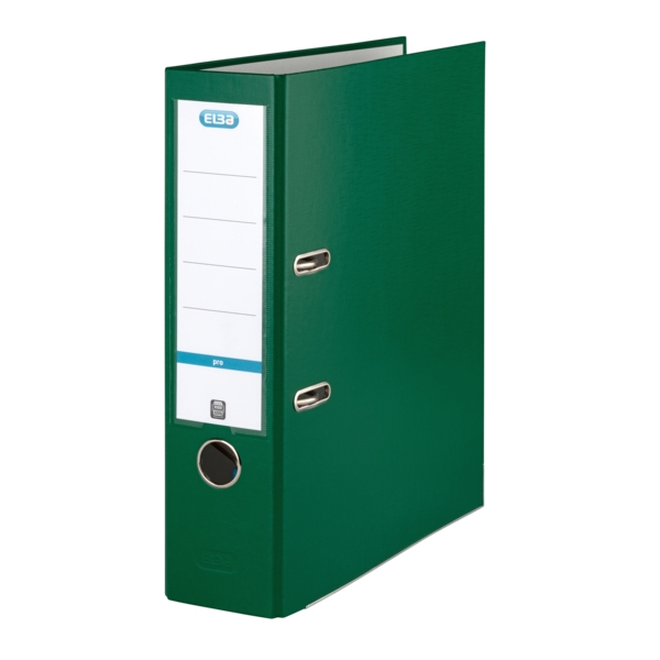 Elba Archivio a leva Rado Top A4 - Resistente e durevole - Capacità per 80 mm di documenti - Formato A4 - Colore verde