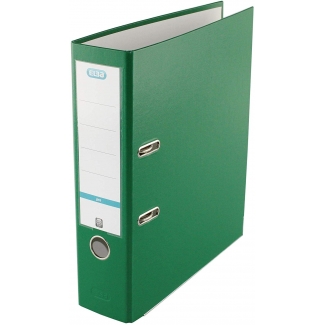 Elba Rado Top Raccoglitore formato Folio - Con leva e Rado - Larghezza 80 mm - Rivestimento esterno in plastica - Interno in carta - Colore verde