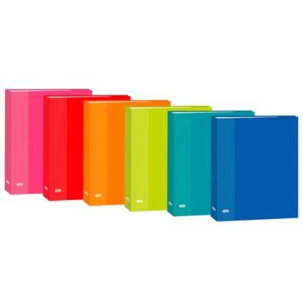 Elba Color Life Raccoglitore ad anelli 2Dx25 mm formato Folio - Dorso 40 mm - Copertina in cartoncino - Colori assortiti