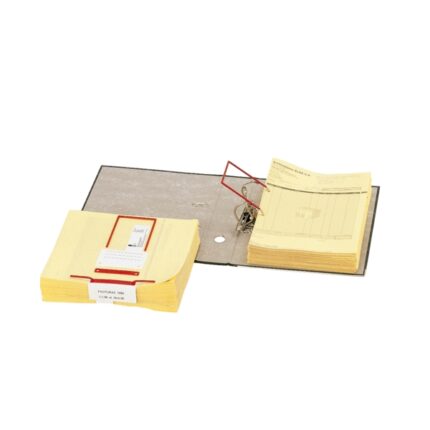 Raccoglitori Elba Data-Clip in plastica con filo interno - Facili da usare - Resistenti - Colore rosso