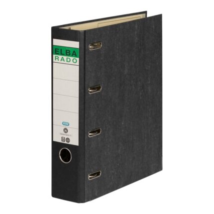 Raccoglitore Elba con leva formato A4 - Doppio meccanismo - Design classico marmorizzato